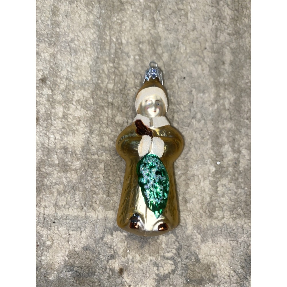 Handblown Christmas Tree‎ ornament Sterling Collection Germany